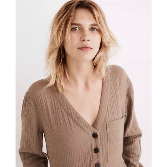 Madewell Stitched Pocket Coverall Jumpsuit - Picture 4 of 6